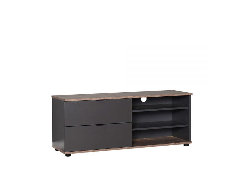 adore tv stand with two drawers & three sections