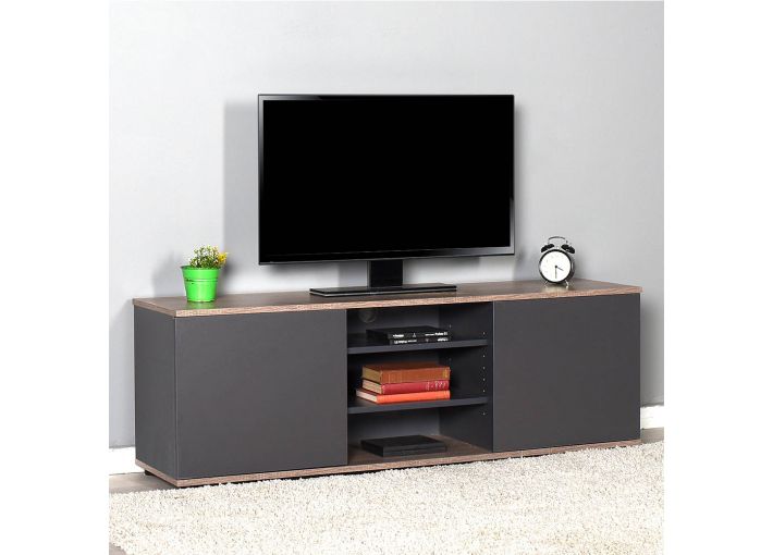 Adore Tv Standwith Two Doors & 3 Sections