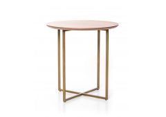 Trento Short Side Table (Bronze Legs)