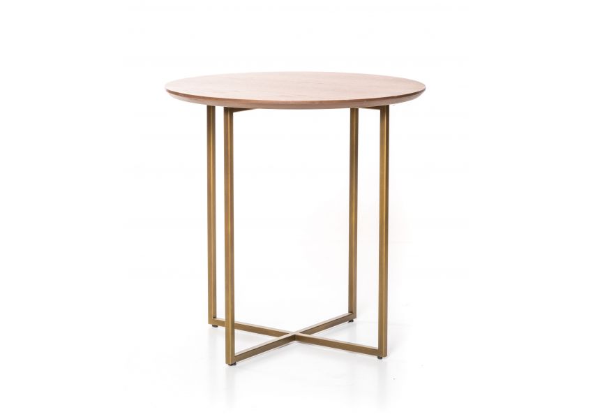 trento short side table (bronze legs)
